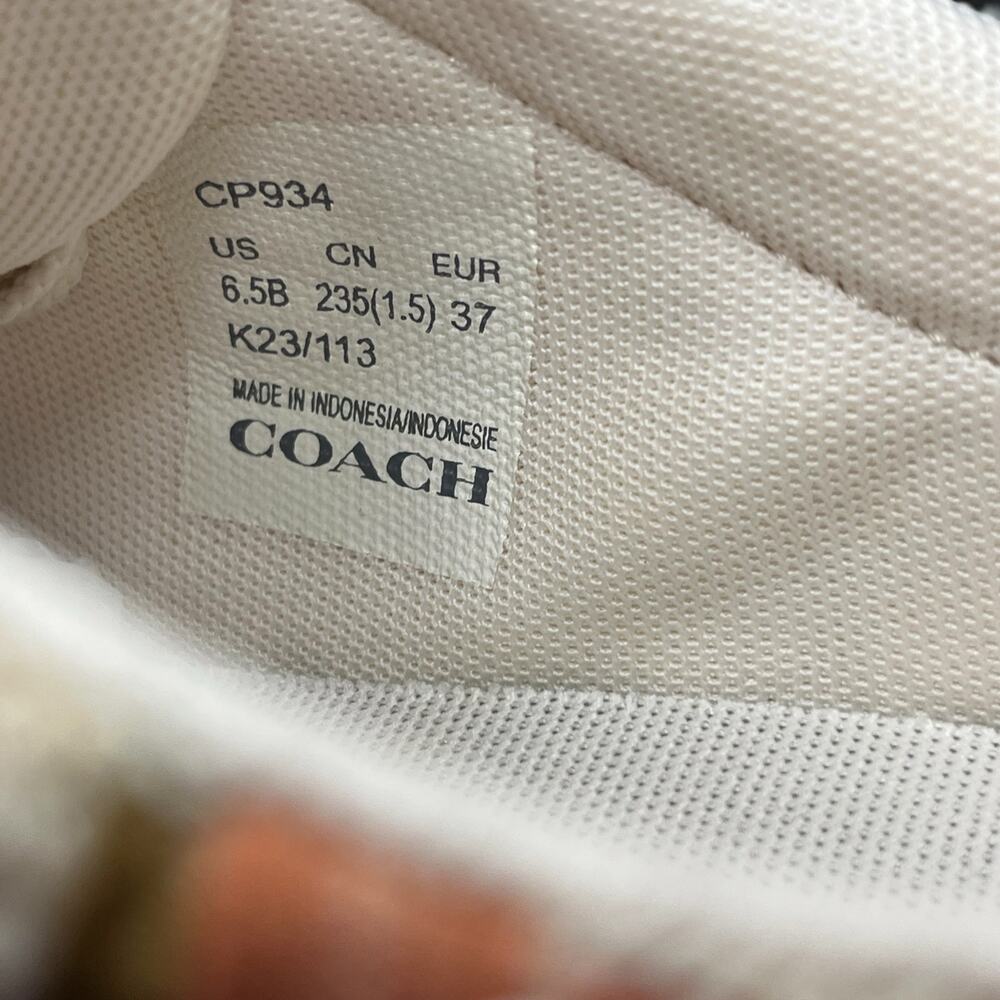Coach C9934 Lowline Low Top Tweed Sneaker Size 6.5B - Picture 9 of 11